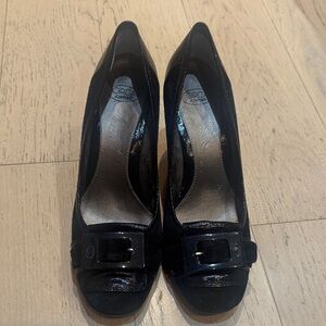 Joan & David Circa Black Patent Leather Heels 8